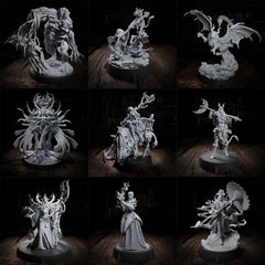 Enchanted Dungeon Adventure: Japanese Demon Dragon Chess Model for DND Enthusiasts