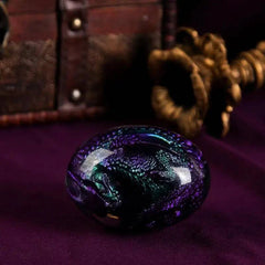 Enchanted Luminous Dragon Egg with Octopus Claw Base - Magical Resin Collectible for Adventurers and Gift-Givers - The Adventurer's Chest