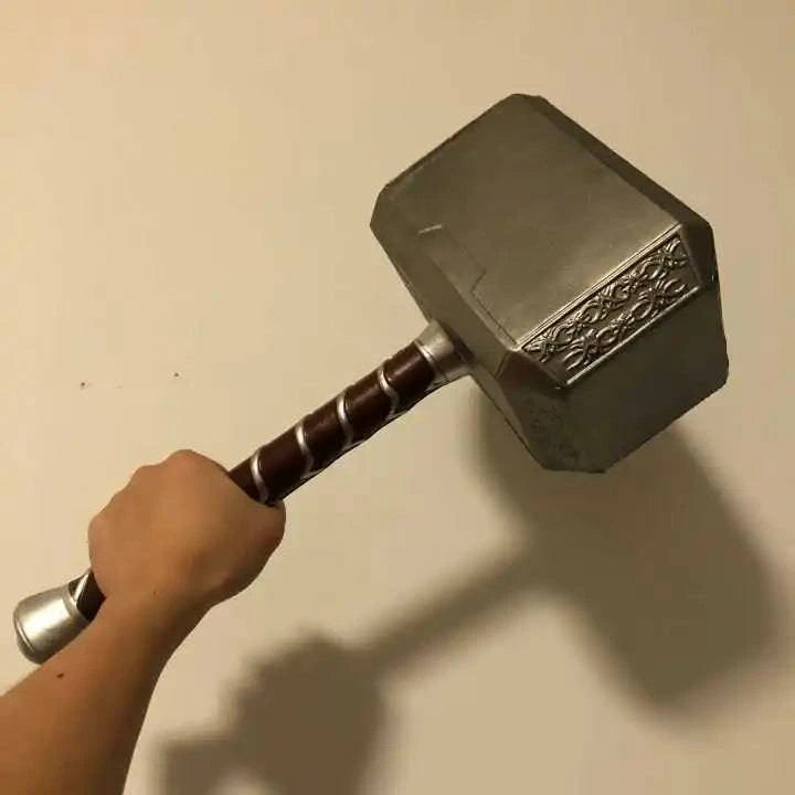 73cm Thor Axe and Thunder Hammer PU Toy for Movie Role Play Cosplay - Decorative Props Model