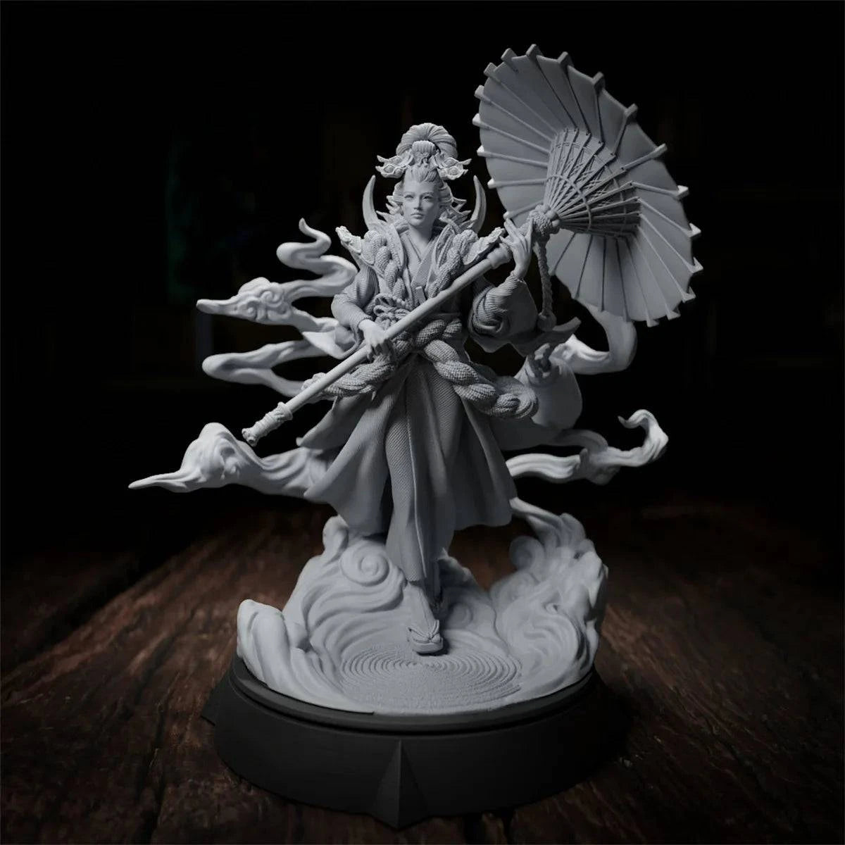 Enchanted Dungeon Adventure: Japanese Demon Dragon Chess Model for DND Enthusiasts