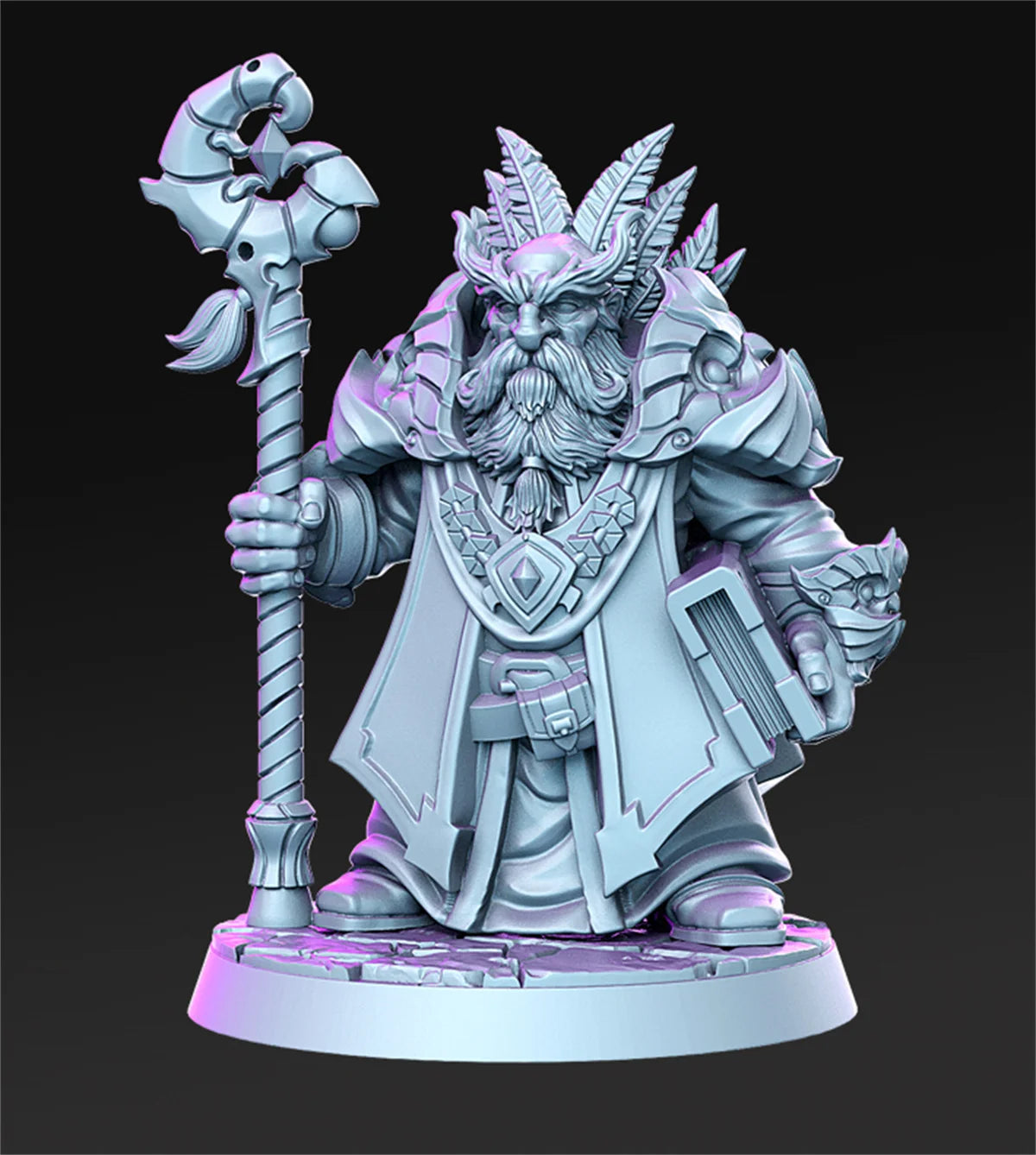 Fantasy Adventure Miniatures: Knights, Paladins, Dwarves, Elves, and Dragons for D&D Board Gaming