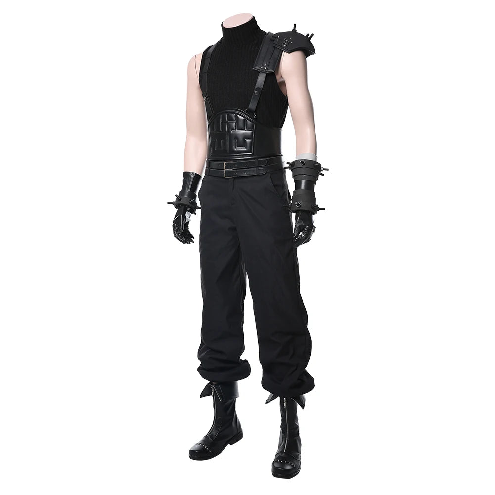 Final Fantasy VII Cosplay Costume - Cloud Strife, Zack, and Clive Rosfield Outfit for Men - Halloween Disguise Suit