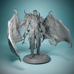 Draven Evernight, Night Chief - 3D Resin Miniature for Dungeons & Dragons Tabletop Gaming and Decor