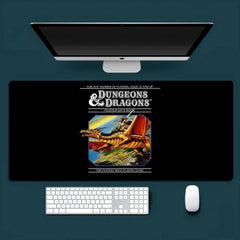 Dungeons & Dragons Themed Anti-Slip Gaming Mousepad for PC and Office - Various Sizes Available - The Adventurer's Chest