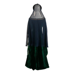 Alicent Targaryen Inspired Dark Green Cosplay Dress - Women's Fantasy Costume for Halloween and TV Events