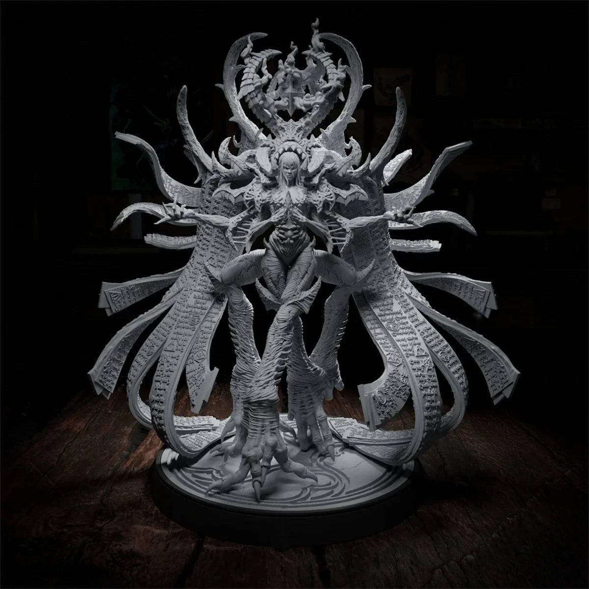 Enchanted Dungeon Adventure: Japanese Demon Dragon Chess Model for DND Enthusiasts