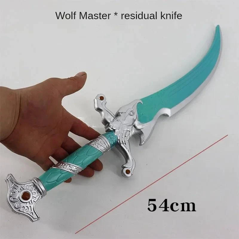 54cm Wolf Master Broadsword Model - Creative Cosplay Prop and Stress Reliever Toy for Kids