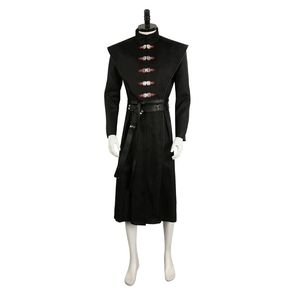 Aegon Targaryen Fantasy Costume for Men - Medieval Robe and Belt Set for Halloween and Cosplay Events