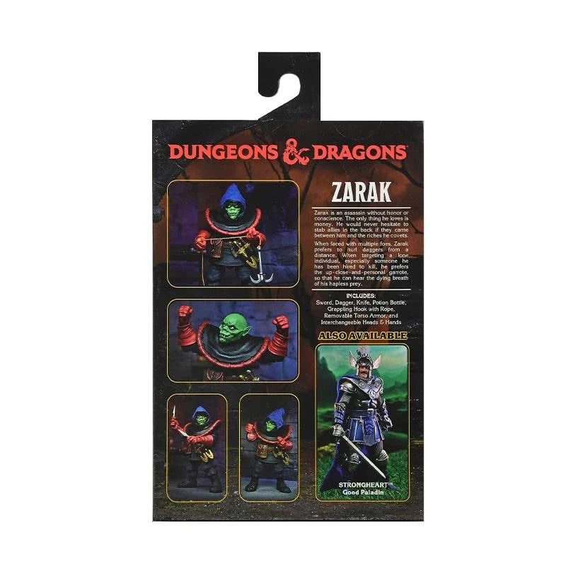 Dungeons & Dragons Zarak Ultimate 7-Inch Evil Assassin Action Figure - Collectible Model with Accessories for Boys and Kids