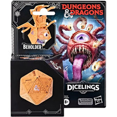 Hasbro Dungeons & Dragons Dicelings Collectible Figures: Beholder, Owlbear, Themberchaud, Displacer Beast, and Mimic Models