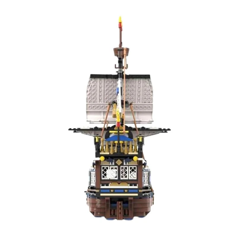 Medieval Pirate Ship Building Block Model - 1287pcs MOC Gift Toy Puzzle Set