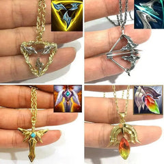 Legends Unite: D&D Inspired Pendant Necklace for Adventurers, Perfect Gift for Couples - The Adventurer's Chest