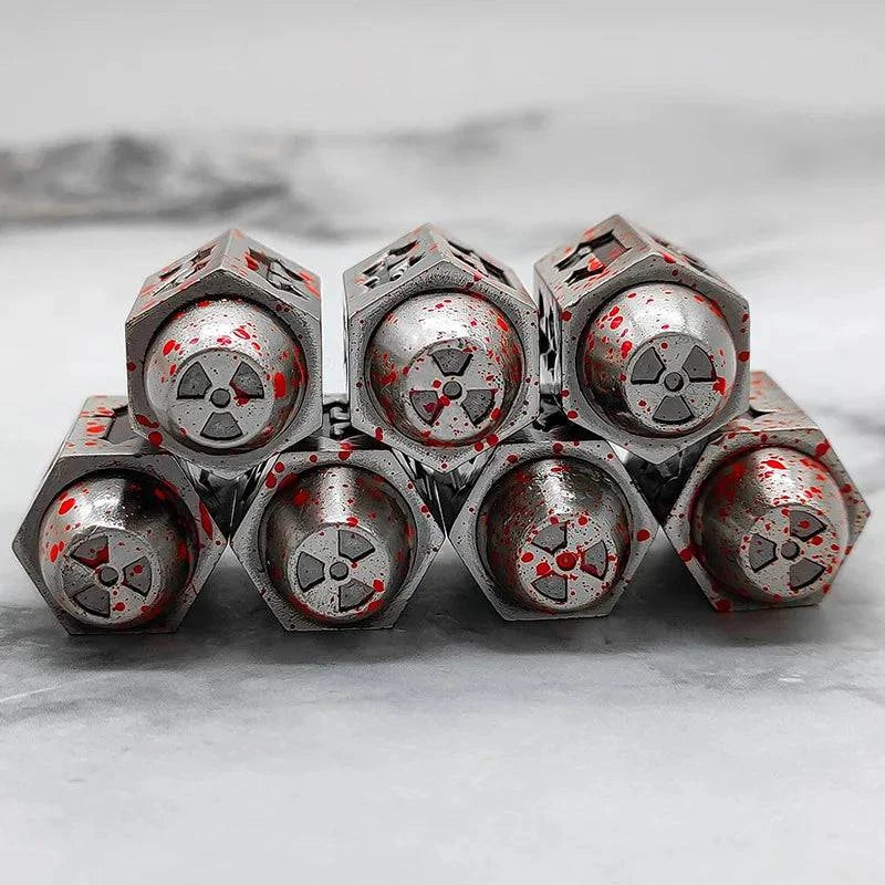 Epic Metal D6 Bullet Dice for D&D Adventurers - Ancient 6-Sided Polyhedral Dice Set (1 or 2 Pieces) - The Adventurer's Chest