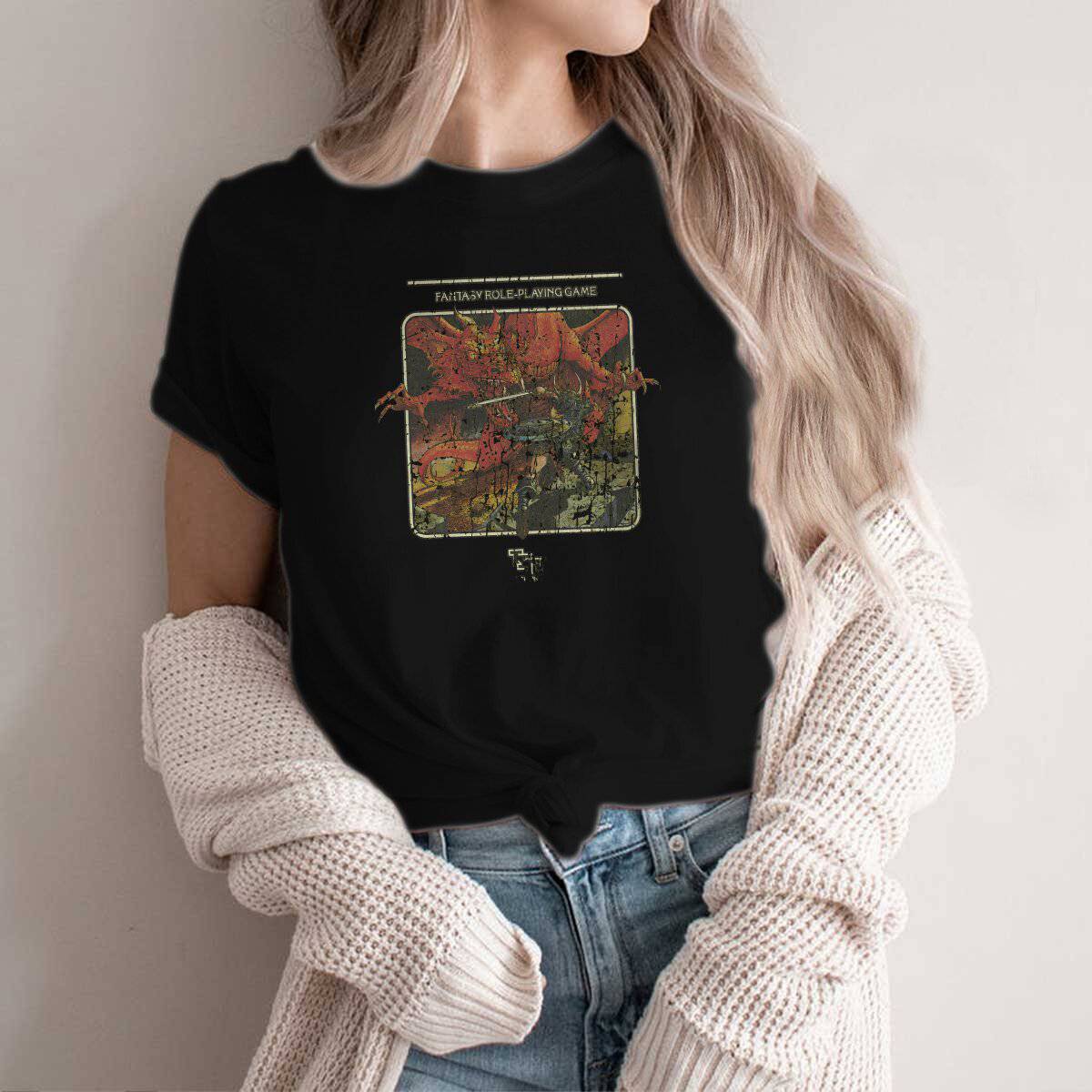 Dungeons & Dragons Vintage 1974 Polyester T-Shirt - Comfortable Casual Tee for Women - The Adventurer's Chest