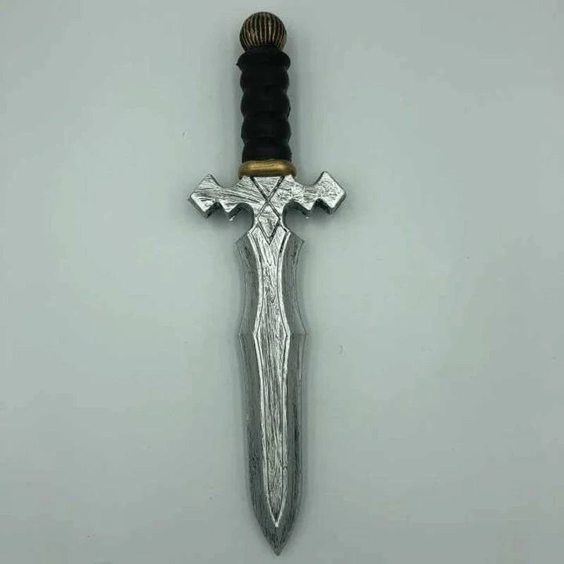 33cm Anime Sword Dagger Knife Model - 1:1 Cosplay Prop for Halloween - PU Material Action Figure for Kids Role Play Gift