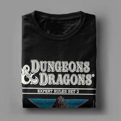 All-Season Cotton T-Shirt for Dungeon and Dragons Fans - Funny Expert Rules Tee for Men and Women - The Adventurer's Chest