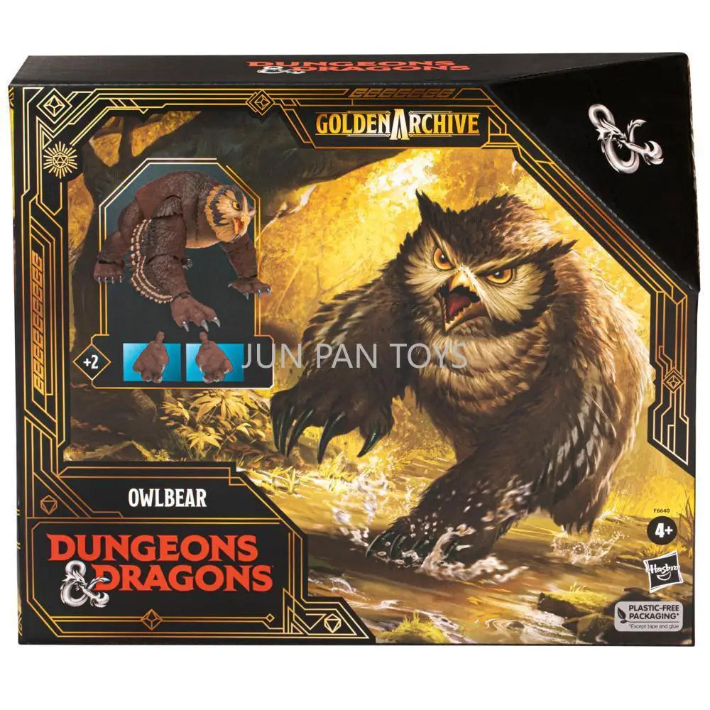 Dungeons & Dragons Golden Archive Collectible Figures: Owlbear, Displacer Beast & Xanathar Action Figures