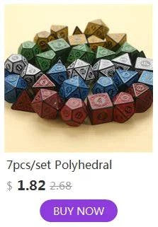 1set Double-colors Polyhedral Dice Complete Set of D20 D12 D10 D% D8 D6 D4 for TRPG/DND Dice Games - The Adventurer's Chest