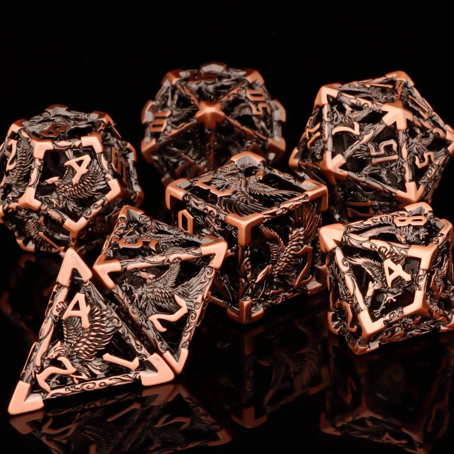 D and D Flowing Sand Sharp Edge Dragon Eye Dnd Resin RPG Polyhedral D&D Dice Set For Dungeon and Dragon Pathfinder Role Playing