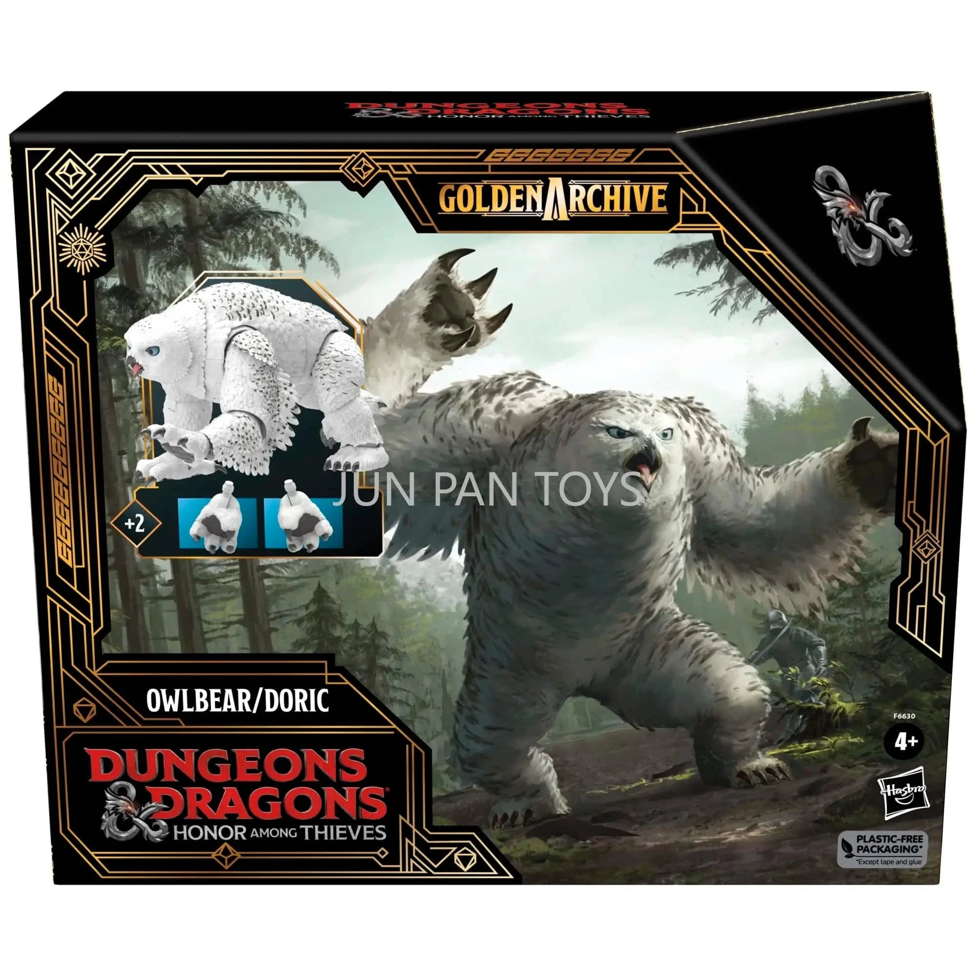 Dungeons & Dragons Golden Archive Collectible Figures: Owlbear, Displacer Beast & Xanathar Action Figures