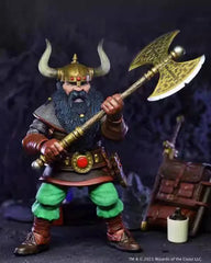 NECA 7-Inch Articulated Dragon and Dungeon Dwarf Warrior Eckhorn Action Figure - In Stock Gift Item