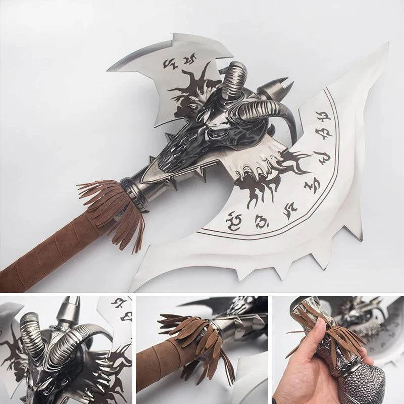 110cm Shadowmourne Axe Replica - Lich King Arthas Frostmourne Weapon for Cosplay and Costume Parties