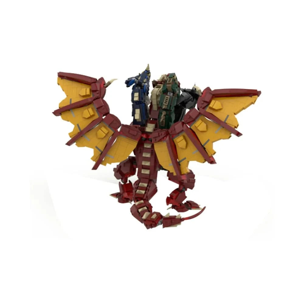 Tiamat's Dice Tower MOC Building Blocks Set - Classic Dungeon Dragon Queen Model with 1569 Pieces