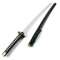 100cm Aizen Sousuke Kyoukasuigetsu Wooden Katana for Cosplay – Bleach Costume Sword and Scabbard Set