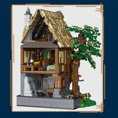 Medieval Blacksmith Workshop Building Blocks Set with Illuminating Features - 1991PCS MOC Model for Adults and Kids