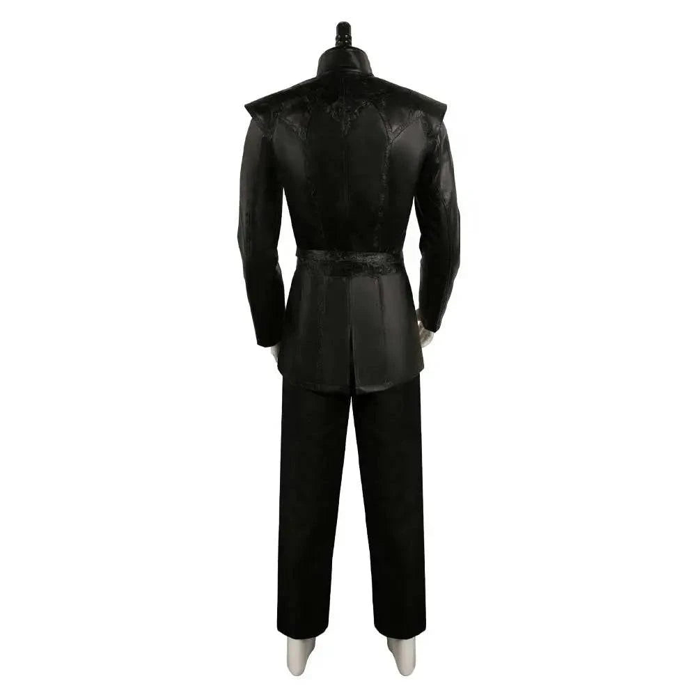 Aegon Targaryen Fantasy Costume for Men - Medieval Robe and Belt Set for Halloween and Cosplay Events