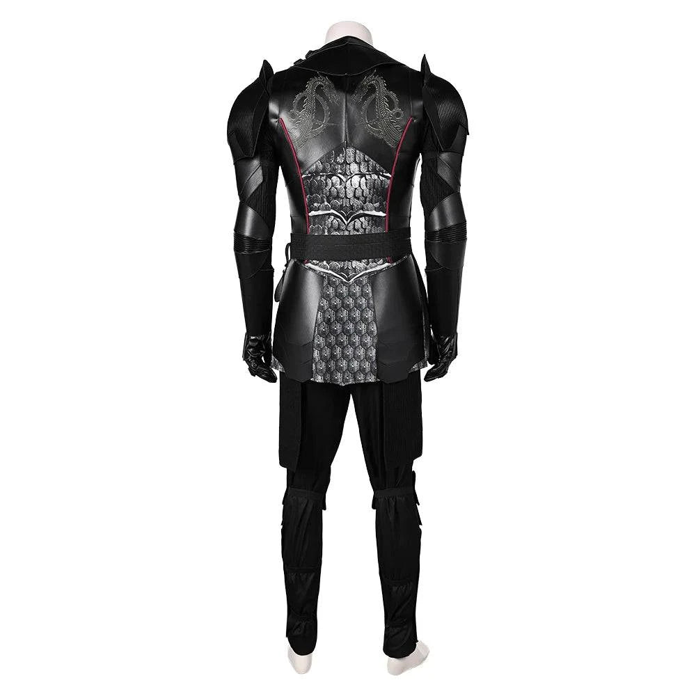 Daemon Fantasy Costume Set for Men - Dragon Roleplay Outfit with Accessories for Halloween and Carnivals