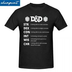 Geeky Dungeons & Dragons T-Shirt for Men and Women – Cotton Short Sleeve Tee for Dungeon Masters – Plus Size Available - The Adventurer's Chest