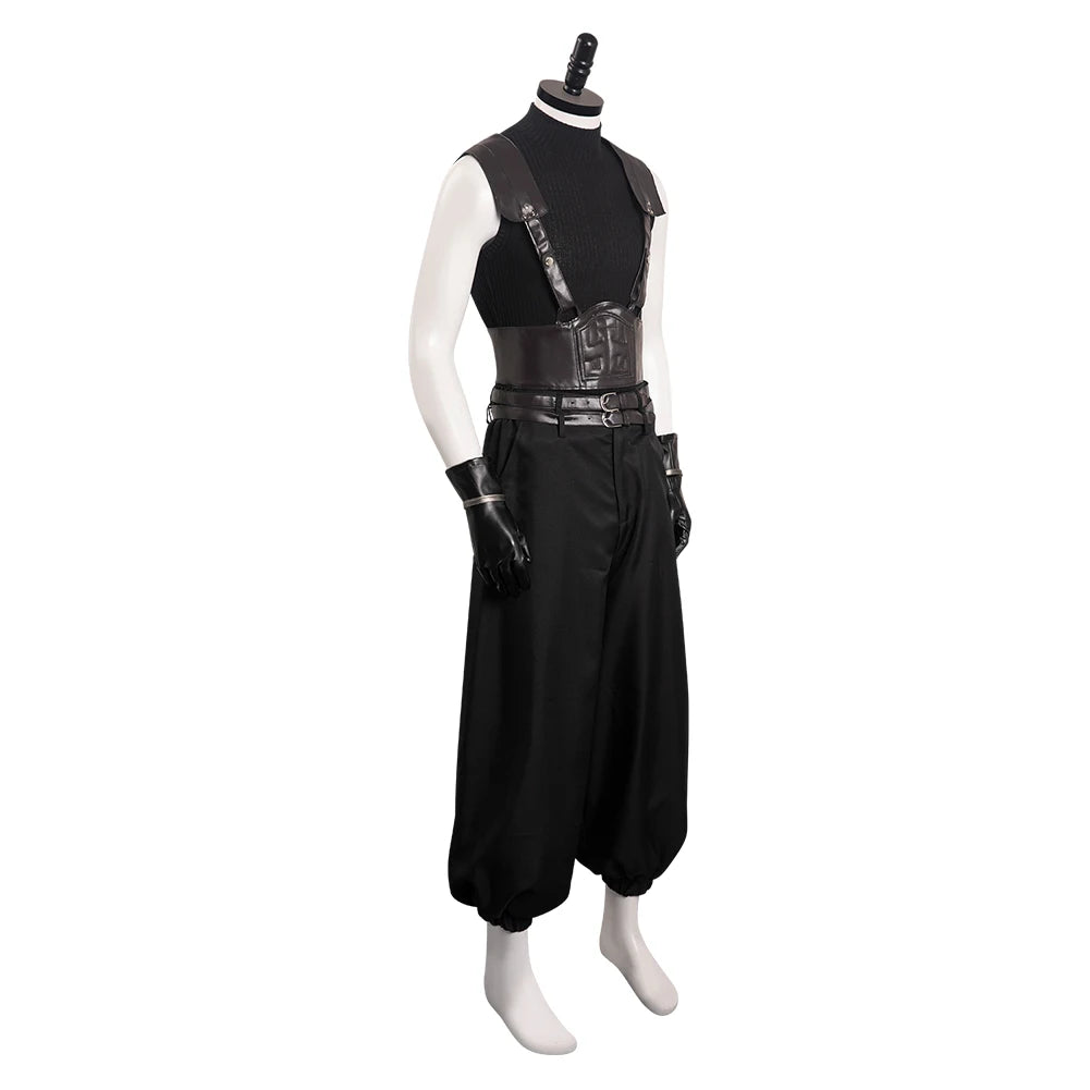 Final Fantasy VII Cosplay Costume - Cloud Strife, Zack, and Clive Rosfield Outfit for Men - Halloween Disguise Suit