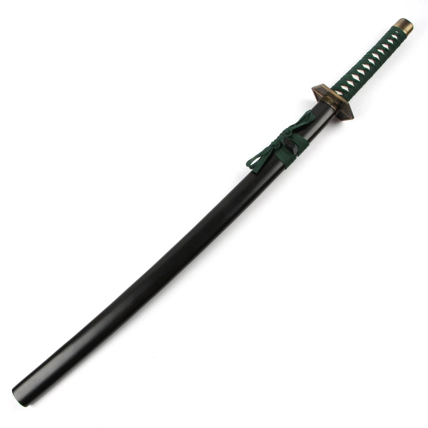 100cm Aizen Sousuke Kyoukasuigetsu Wooden Katana for Cosplay – Bleach Costume Sword and Scabbard Set