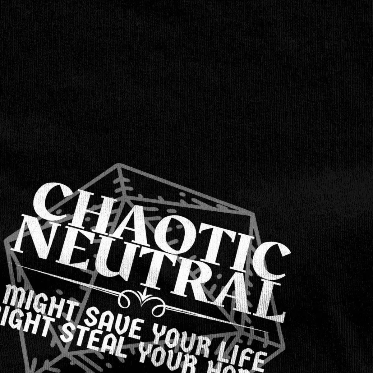 Dungeons & Dragons Chaotic Neutral T-Shirt for Men and Women - Cotton Hipster Short Sleeve Tee - Unique Gift Idea - The Adventurer's Chest