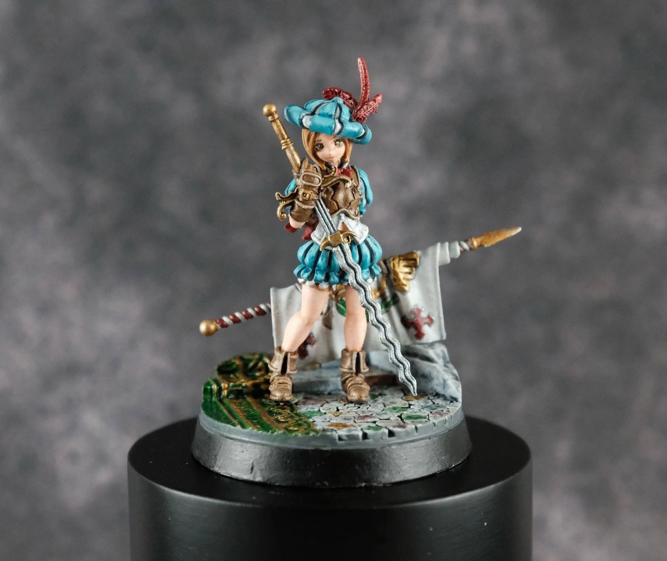 Anime-Inspired Dungeons & Dragons Miniature Chess Pieces for Tabletop Gaming