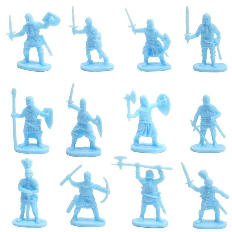 1:72 Scale 200-Piece Plastic Ancient Soldier Figures Set - Archaic Swordsmen Action Figures for DIY War Scenes