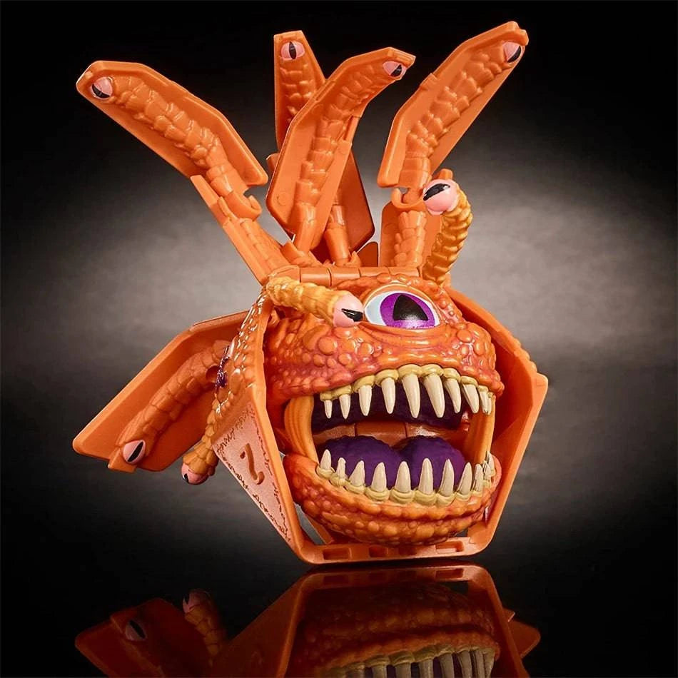 Hasbro Dungeons & Dragons Dicelings Collectible Figures: Beholder, Owlbear, Themberchaud, Displacer Beast, and Mimic Models