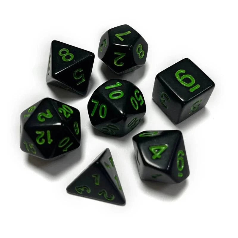 7Pieces DND-Dice Polyhedral Set Transparent-D&D-Dice for D&D-Dungeons-RPG-Pathfinder-MTG-Role Playing Table Game - The Adventurer's Chest