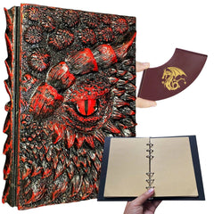 Dungeons & Dragons 3D Embossed Journal - Refillable Adventure Notebook for Gamers and DMs - The Adventurer's Chest