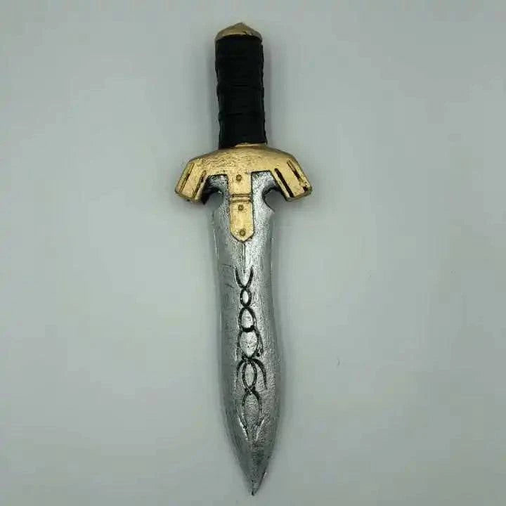 33cm Anime Sword Dagger Knife Model - 1:1 Cosplay Prop for Halloween - PU Material Action Figure for Kids Role Play Gift