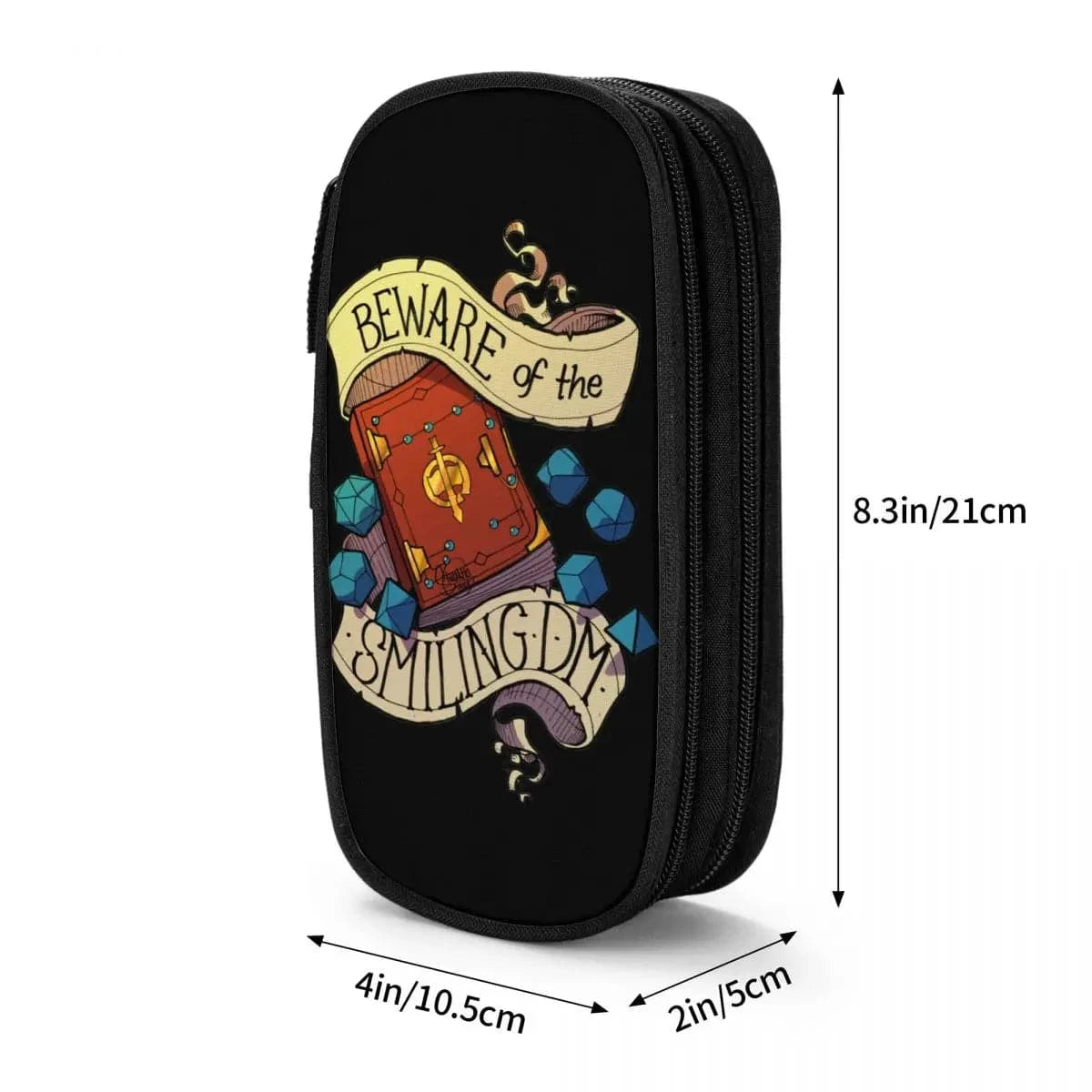 Charming Dungeon Master Pencil Cases - Spacious Gift for Students and Office Use