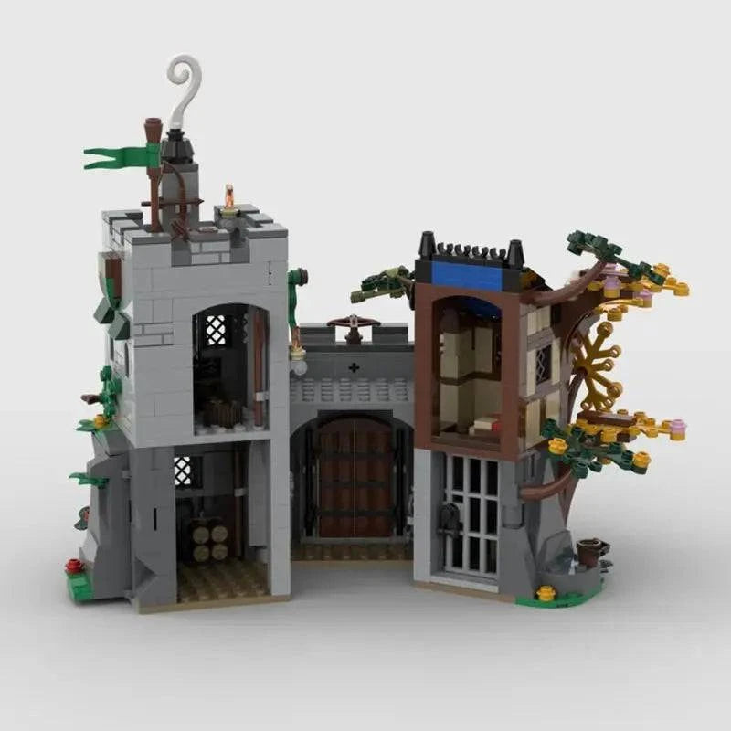 Medieval Forestmen Outpost Building Set - 627pcs Creative MOC Building Blocks for Kids' Birthday Gift