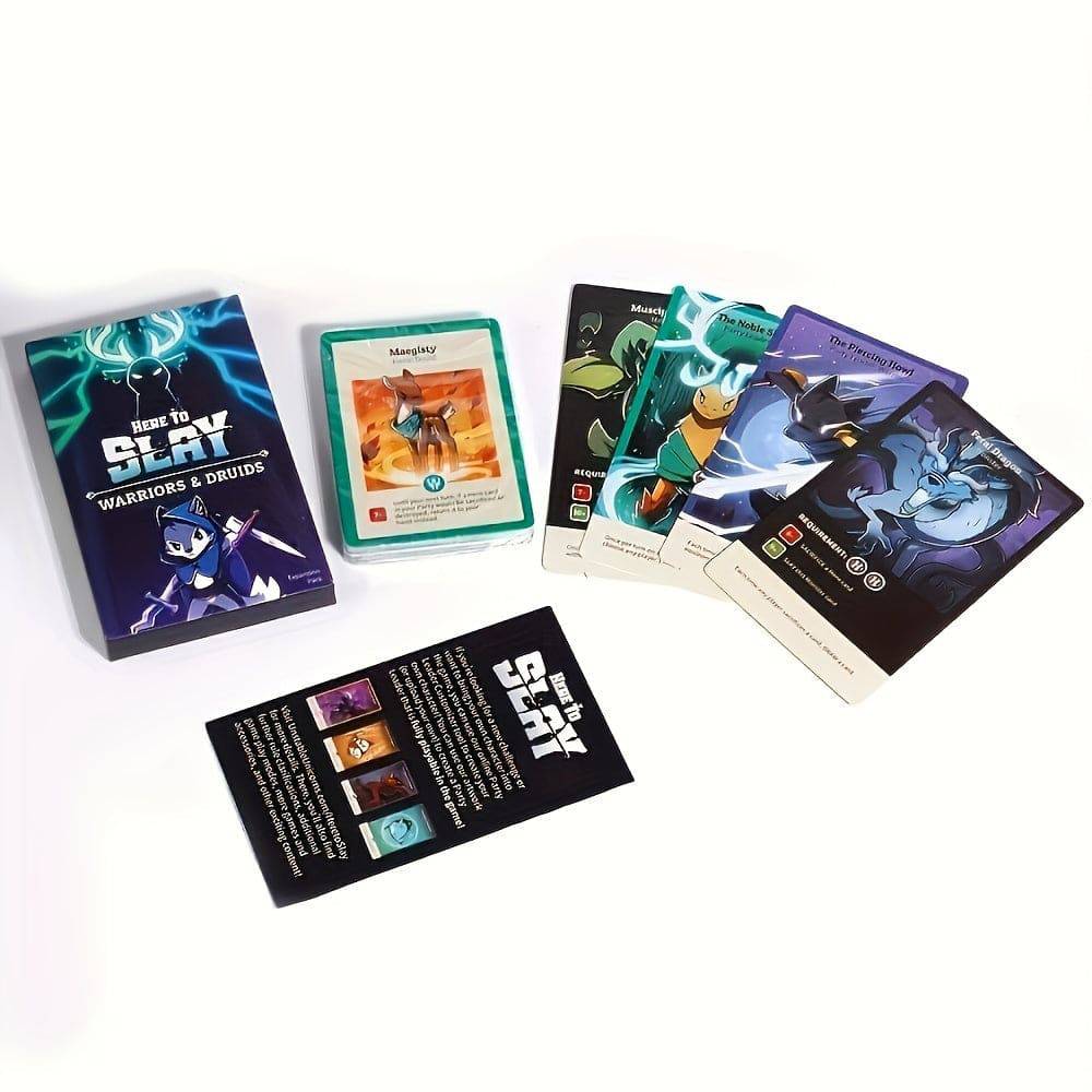 Here To Slay Complete Game Set with Expansion - Perfect for Holiday Gatherings and Gaming Gifts