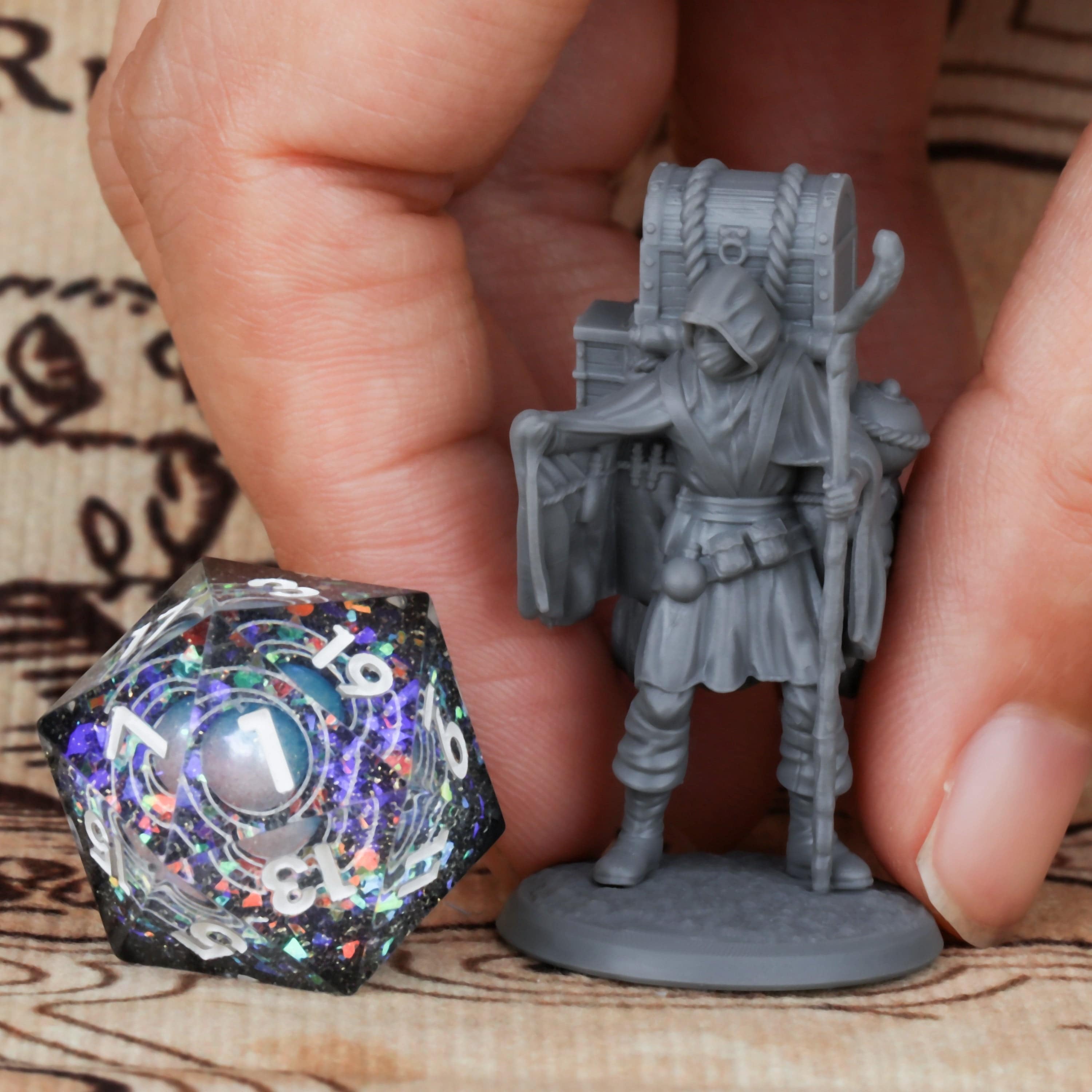 Dark Merchant 25mm Resin NPC Miniature for RPGs - Perfect for D&D Collectors and Hobbyists - The Adventurer's Chest